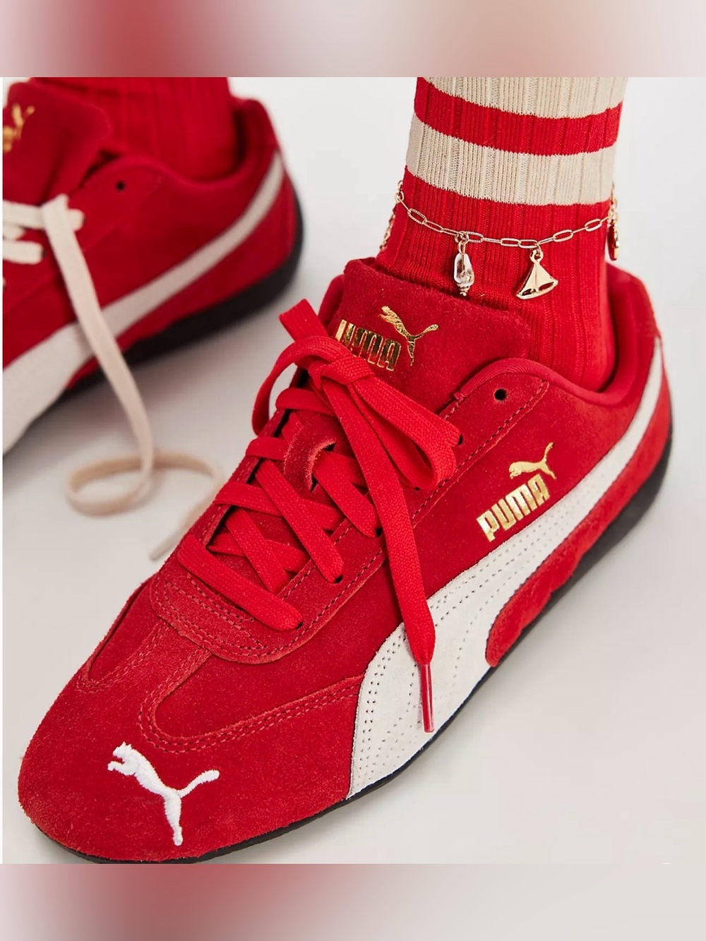Puma red Speedcat Sneakers size 8.5